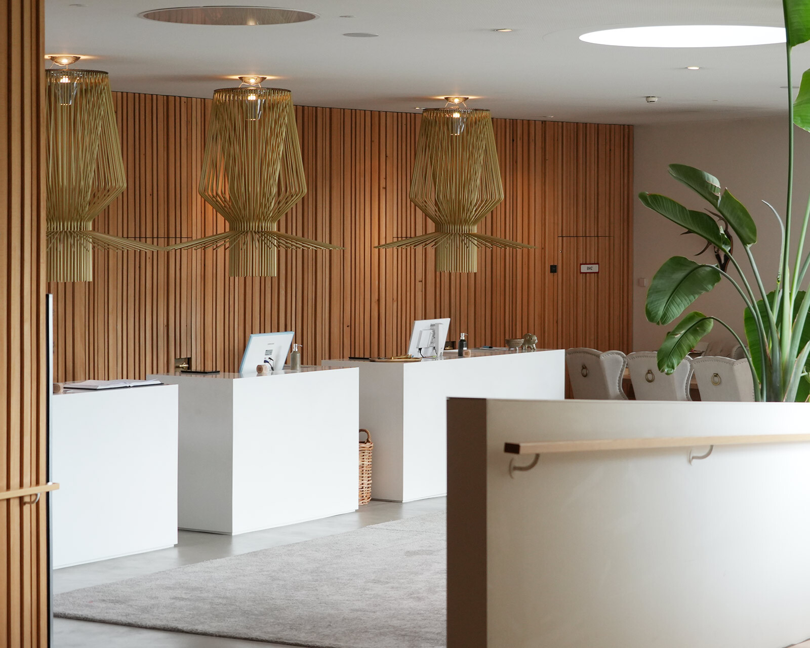 Rezeption des Tannenhof Resort Sport & Spa