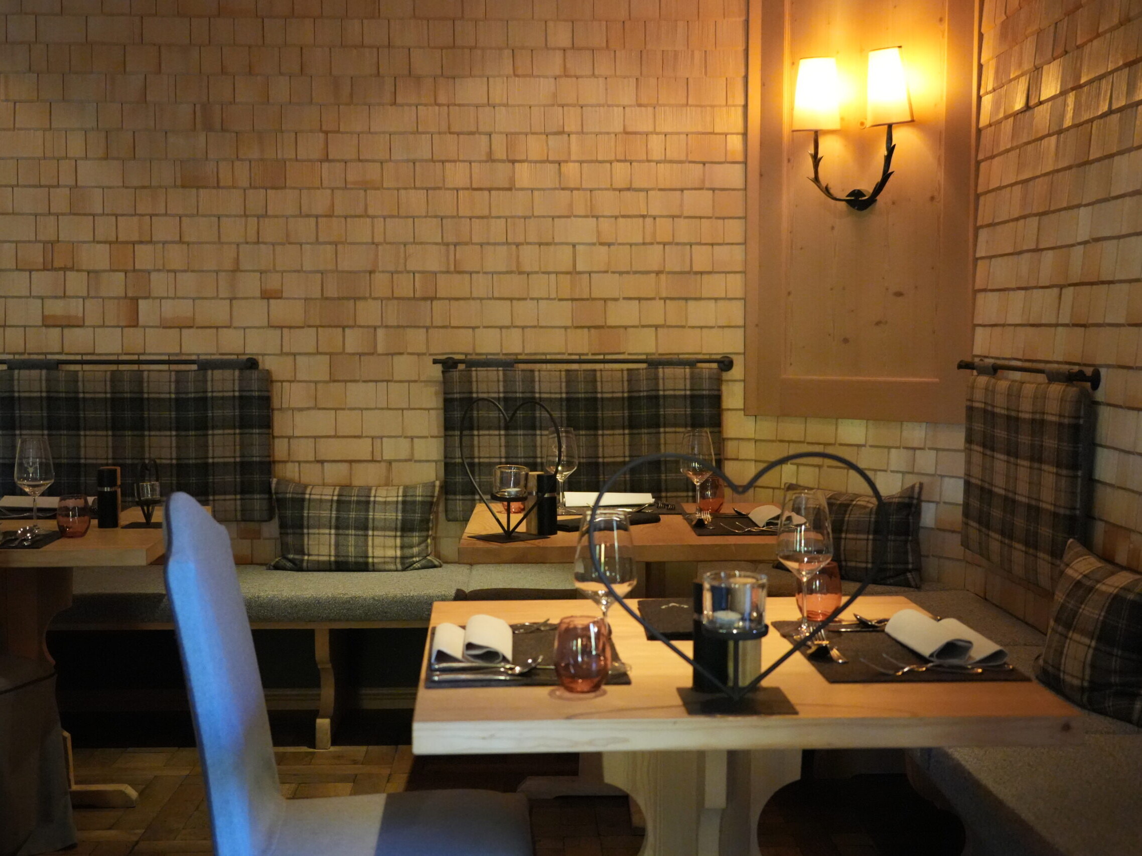 Gedeckter Tisch Restaurant Tannenhof