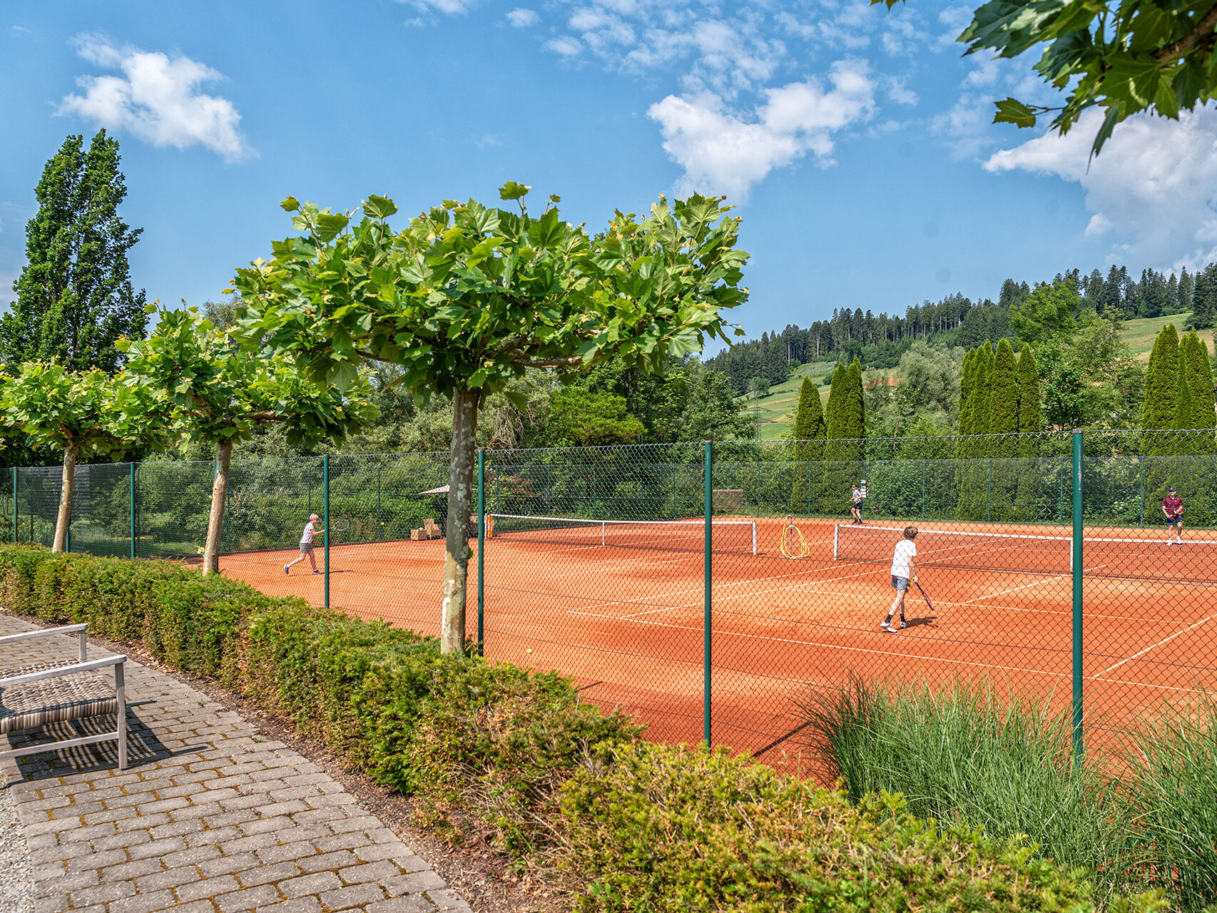 Tennisplatz des Tennishotel Tannenhof