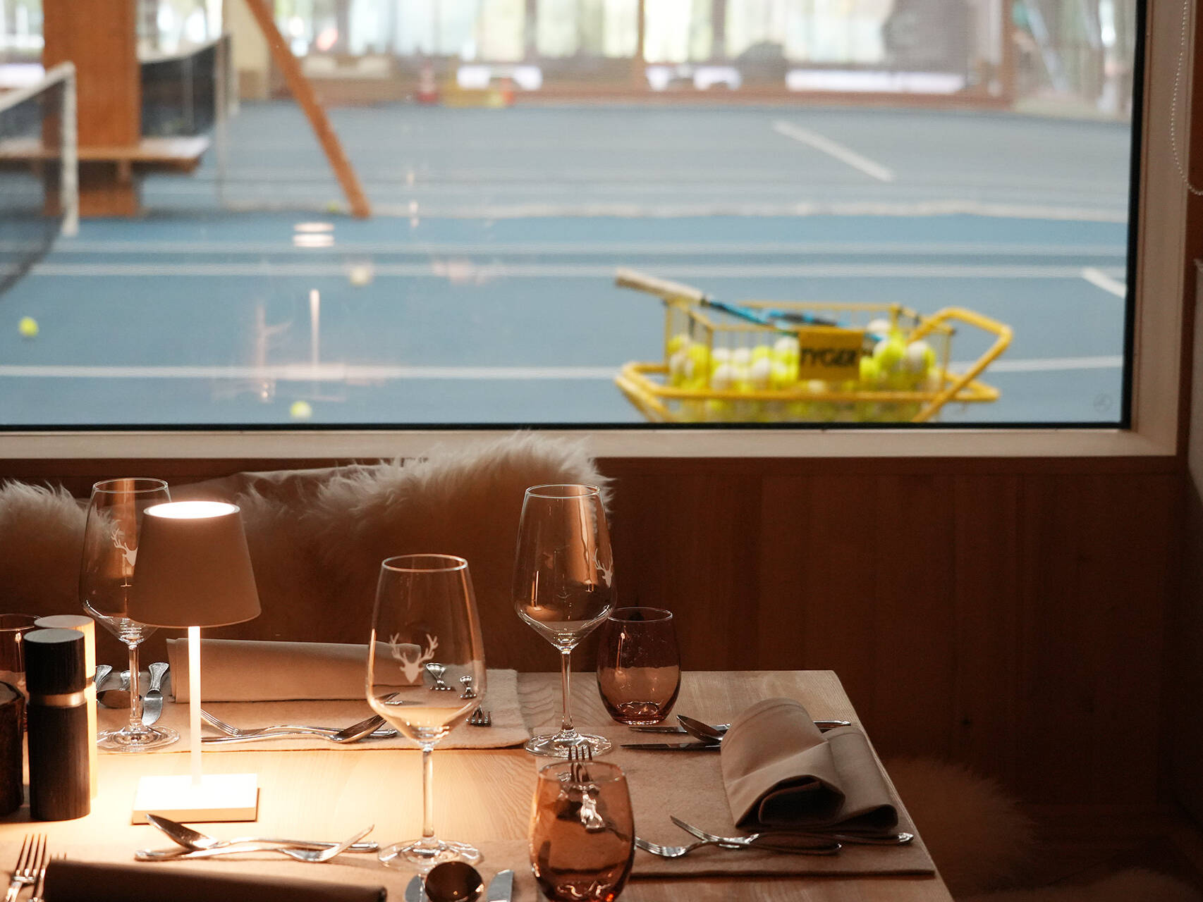 Gedeckter Tisch Restaurant Tannenhof