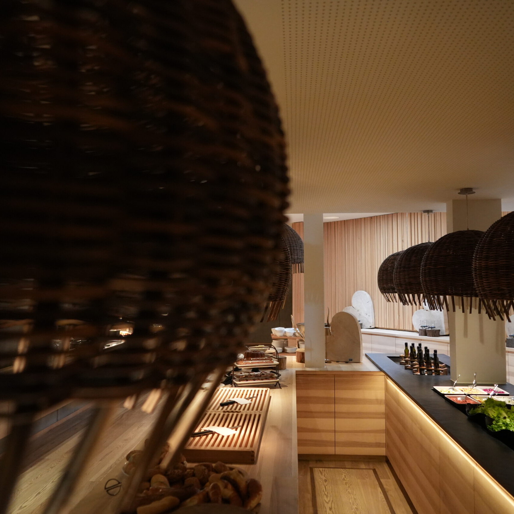 Buffet im Restaurant Hotel Tannenhof im Allgäu