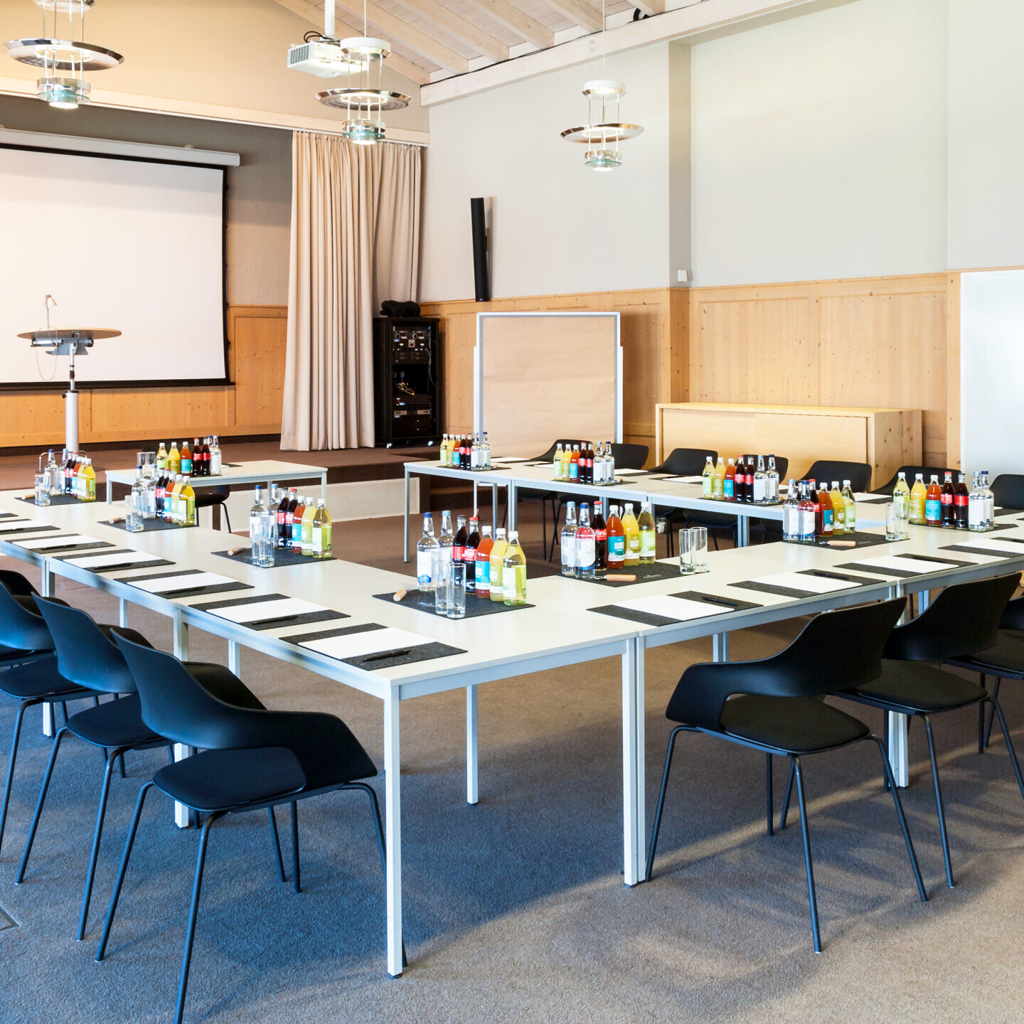 Tagungsraum im Tagugnshotel im Allgäu