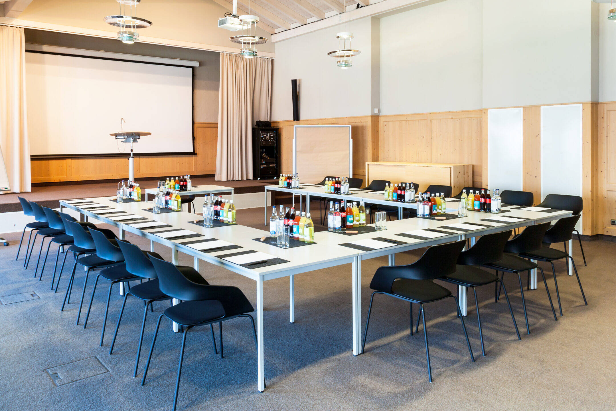 Tagungsraum im Tagugnshotel im Allgäu